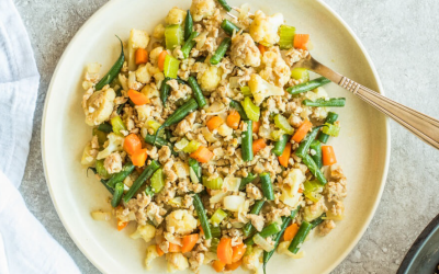 One Pan Chicken, Cauliflower & Green Beans