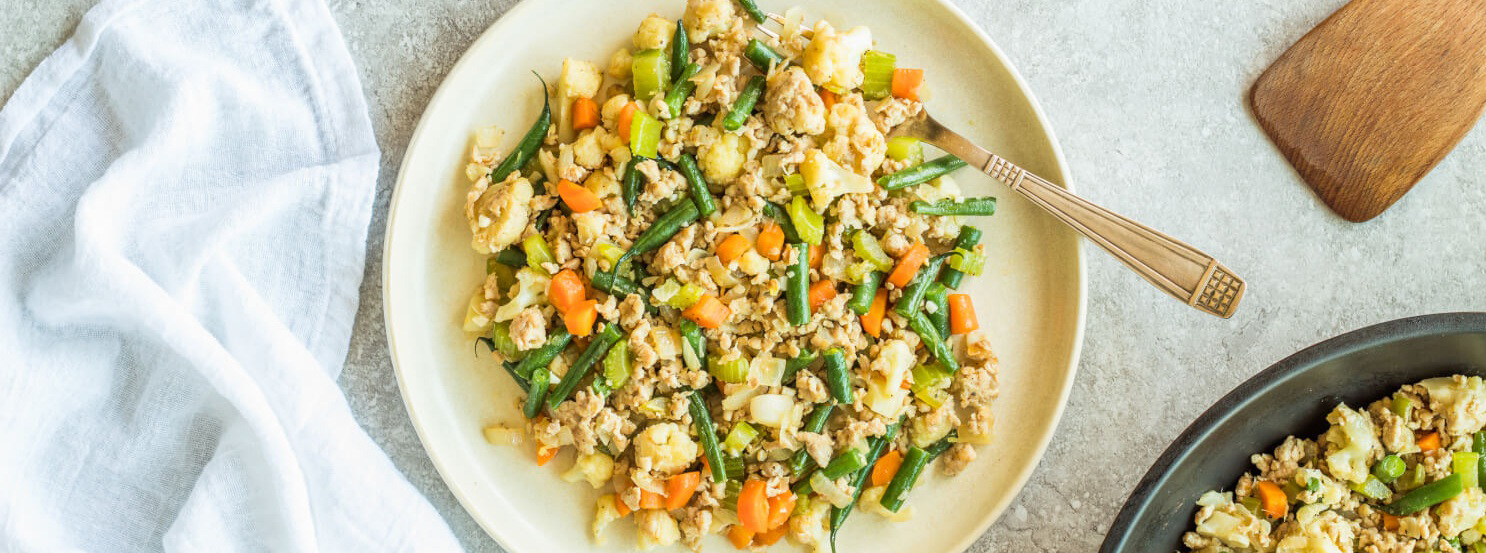 One Pan Chicken, Cauliflower & Green Beans